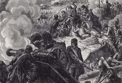 Bitva o Bunker Hill od after Felix Octavius Carr Darley