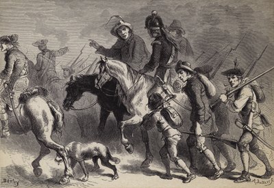Povstání Nové Anglie Yeomanry od after Felix Octavius Carr Darley