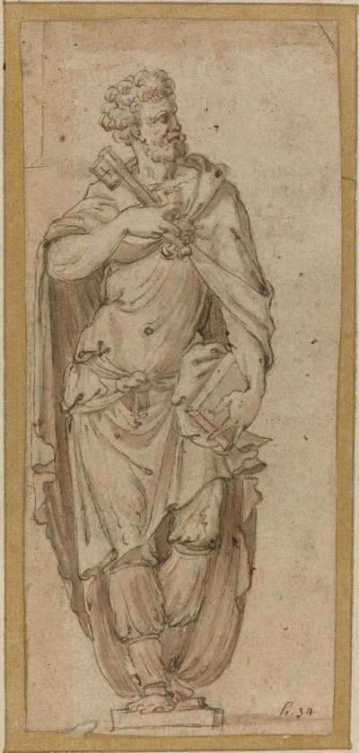 Svatý Petr od after Francesco Salviati