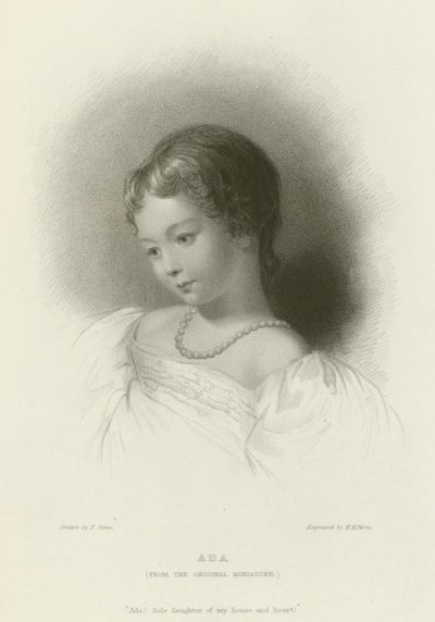 Ada Lovelaceová od after Frank Stone