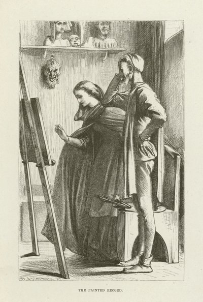 Ilustrace pro Romolu od George Eliota od after Frederic Leighton