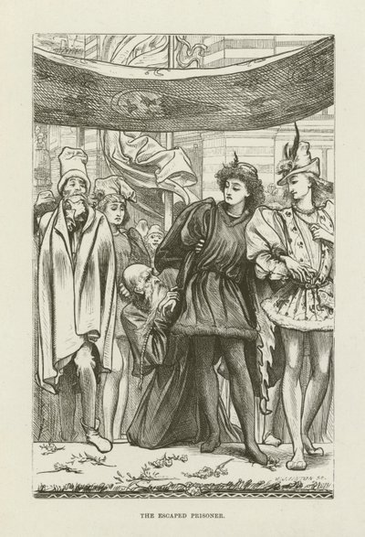 Ilustrace pro Romolu od George Eliota od after Frederic Leighton