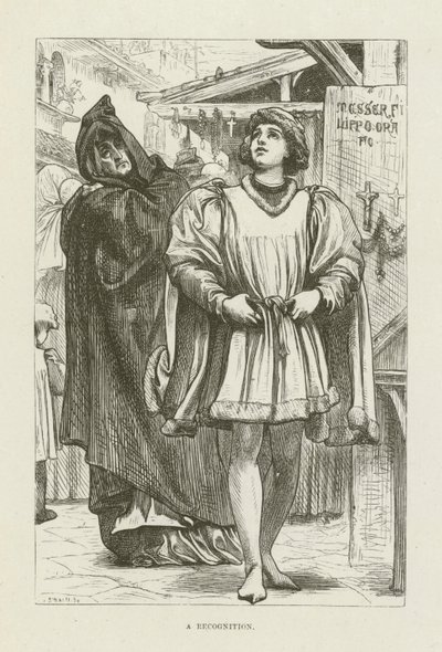 Ilustrace pro Romolu od George Eliota od after Frederic Leighton