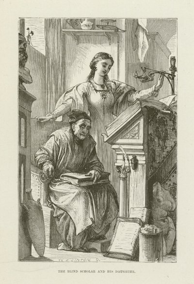 Ilustrace pro Romolu od George Eliota od after Frederic Leighton