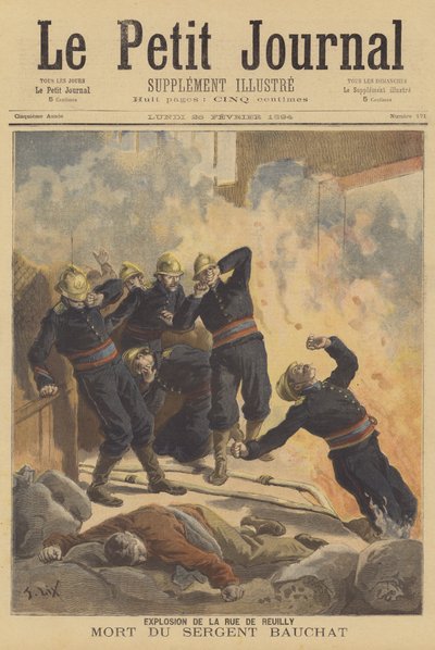 Smrt hasiče od after Frederic Theodore Lix