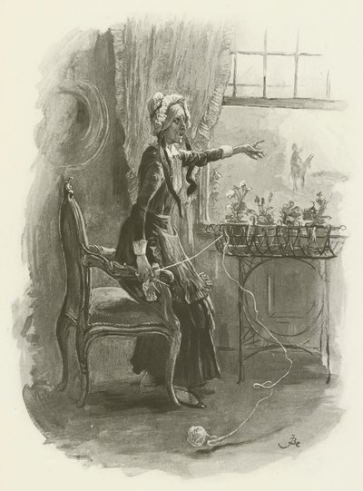 Slečna Betsy Trotwoodová od after Frederick Barnard
