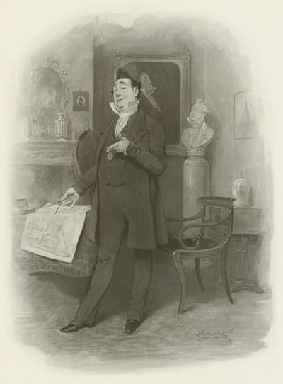 Pan Pecksniff od after Frederick Barnard