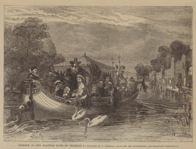 Epizoda Šťastnějších dnů Karla I od after Frederick Goodall