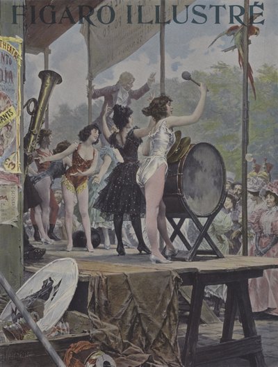 Průvod. Obálka Le Figaro Illustre, listopad 1897 od after Frederik Hendrik Kaemmerer