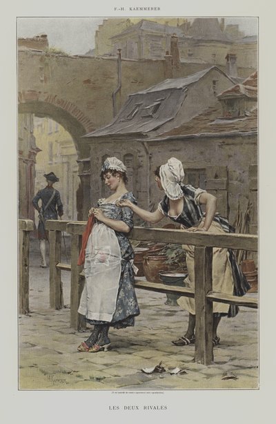 Dva soupeři od after Frederik Hendrik Kaemmerer