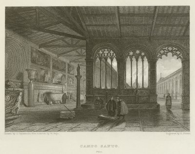 Campo Santo, Pisa od after George Cattermole