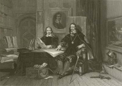 Král a Hyde v Oxfordu od after George Cattermole