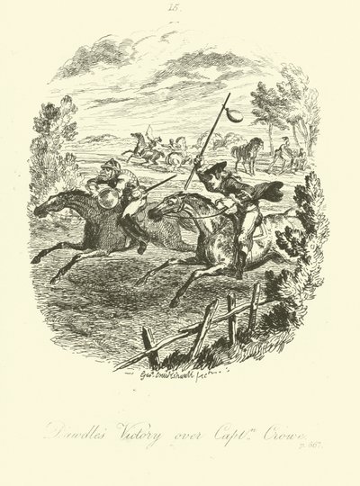 Ilustrace pro Launcelot Greaves od Tobiase Smolletta od after George Cruikshank
