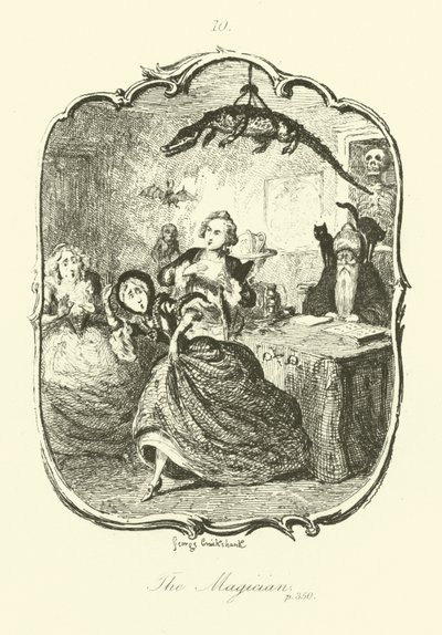 Ilustrace pro Peregrine Pickle od Tobiase Smolletta od after George Cruikshank