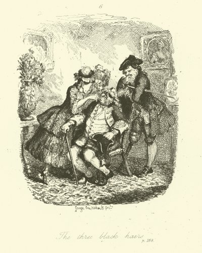 Ilustrace k filmu Peregrine Pickle od Tobiase Smolletta od after George Cruikshank