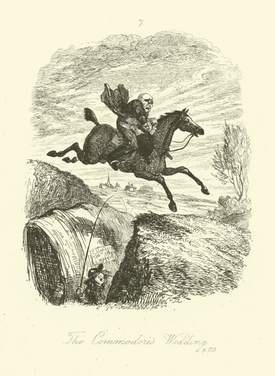 Ilustrace pro Peregrine Pickle od Tobiase Smolletta od after George Cruikshank