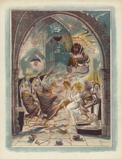 Ilustrace pro Tam OShanter od Roberta Burnse od after George Cruikshank