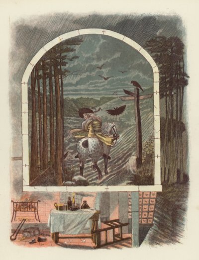 Ilustrace pro Tam OShanter od Roberta Burnse od after George Cruikshank