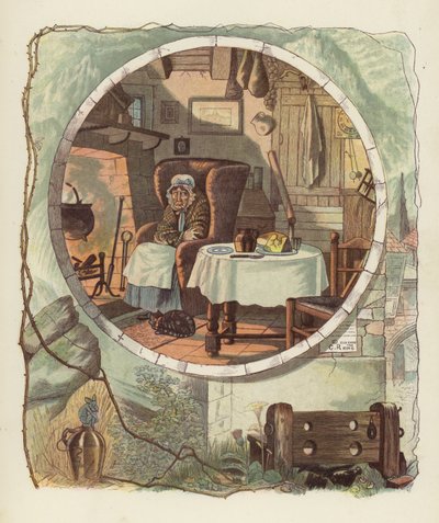 Ilustrace pro Tam OShanter od Roberta Burnse od after George Cruikshank