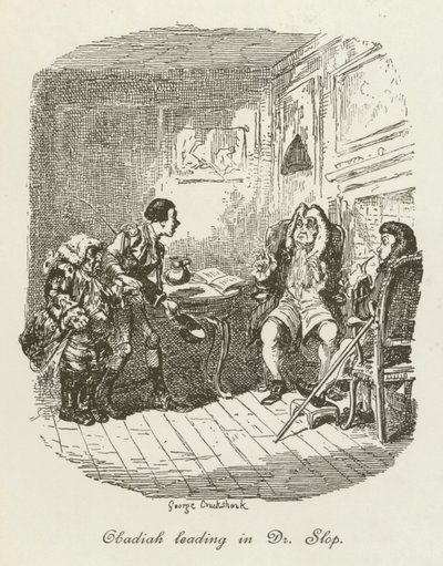 Ilustrace pro Tristram Shandy od after George Cruikshank