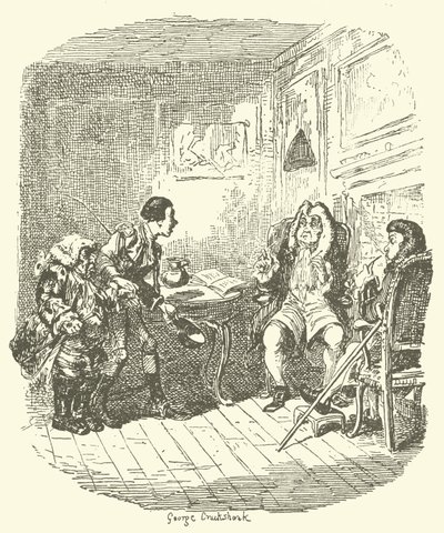 Ilustrace pro Tristram Shandy od after George Cruikshank