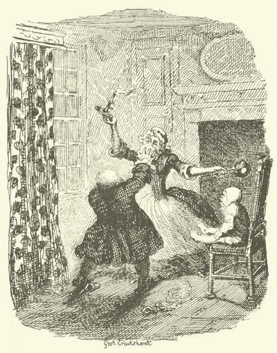 Ilustrace pro Tristram Shandy od after George Cruikshank