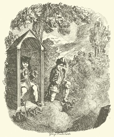 Ilustrace pro Tristram Shandy od after George Cruikshank