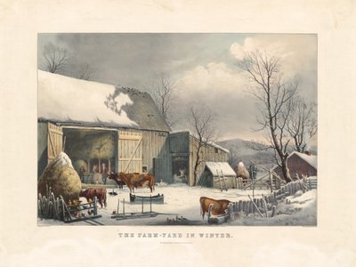 Farma v zimě od after George Henry Durrie