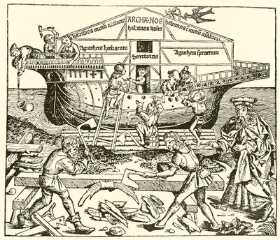 Stavba archy pod dohledem Noema od after German School