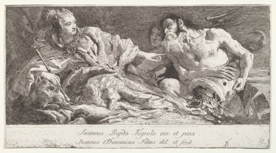 Benátky přijímající poctu Neptunovi od after Giovanni Battista Tiepolo Giovanni Domenico Tiepolo