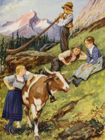 Švýcarské léto od after Gordon Frederick Browne