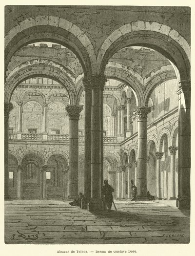 Alcazar de Tolede od Gustave after Dore