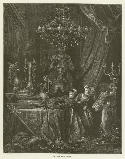 Fatima a Anna od Gustave after Dore