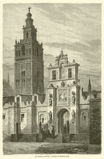 La Giralda, Sevilla od Gustave after Dore