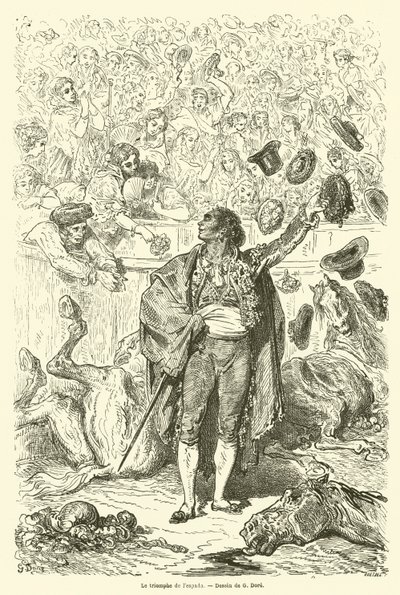 Triumf lespady od Gustave after Dore