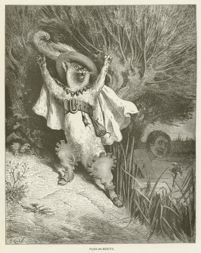 Kocour v botách od Gustave after Dore