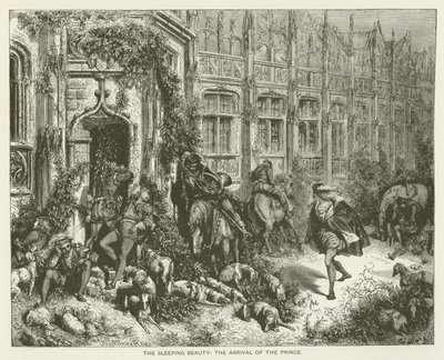 Šípková Růženka, příchod prince od Gustave after Dore
