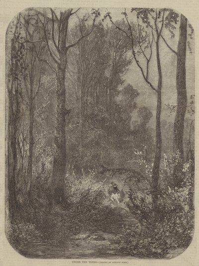 Pod stromy od Gustave after Dore