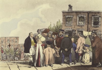 Lidé z Londýna od after Henri Bonaventure Monnier