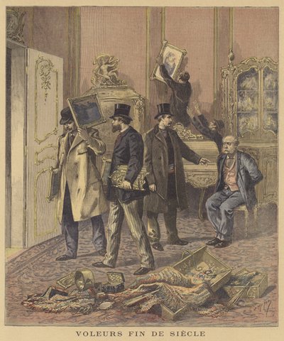 Odvážná loupež od after Henri Meyer
