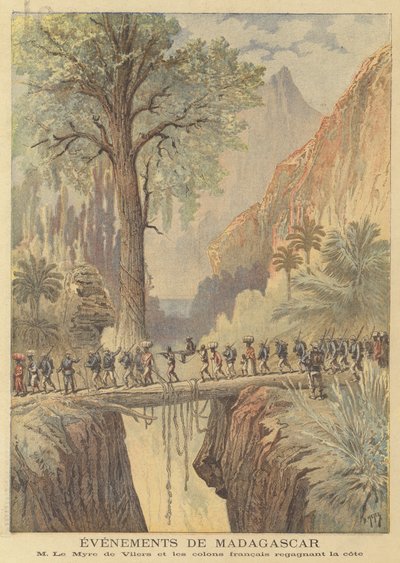 Události na Madagaskaru od after Henri Meyer