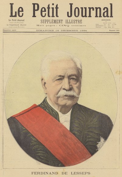 Ferdinand de Lesseps od after Henri Meyer