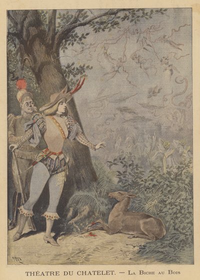 Produkce La Biche au Bois v Theater du Chatelet od after Henri Meyer