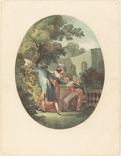 La statue du dieu Pan (socha boha Pana) od after Henri Nicolas van Gorp
