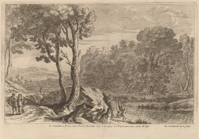 Rybáři od after Herman van Swanevelt