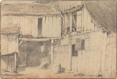 Interiér nádvoří od after Isack van Ostade