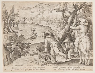 Fowling od after Jan van der Straet, called Stradanus