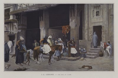 Ulice v Káhiře od after Jean Leon Gerome