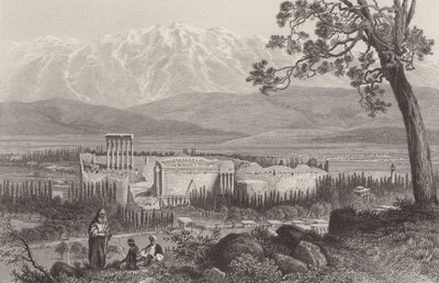 Libanon Range a Baalbec od after John Douglas Woodward