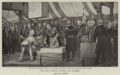 Nová Kristova nemocnice v Horshamu od after John Duncan